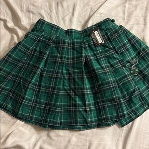 slytherin Harry Potter plaid skirt